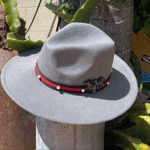 Grey Wool Fedora